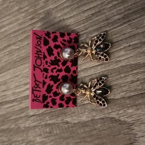 Betsey Johnson Insect Earrings